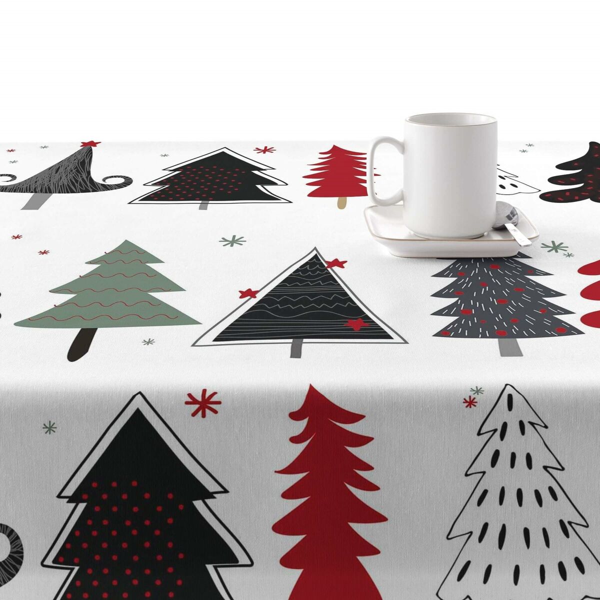 Belum Merry Christmas 100 x 250 cm stain resistant resin tablecloth-2