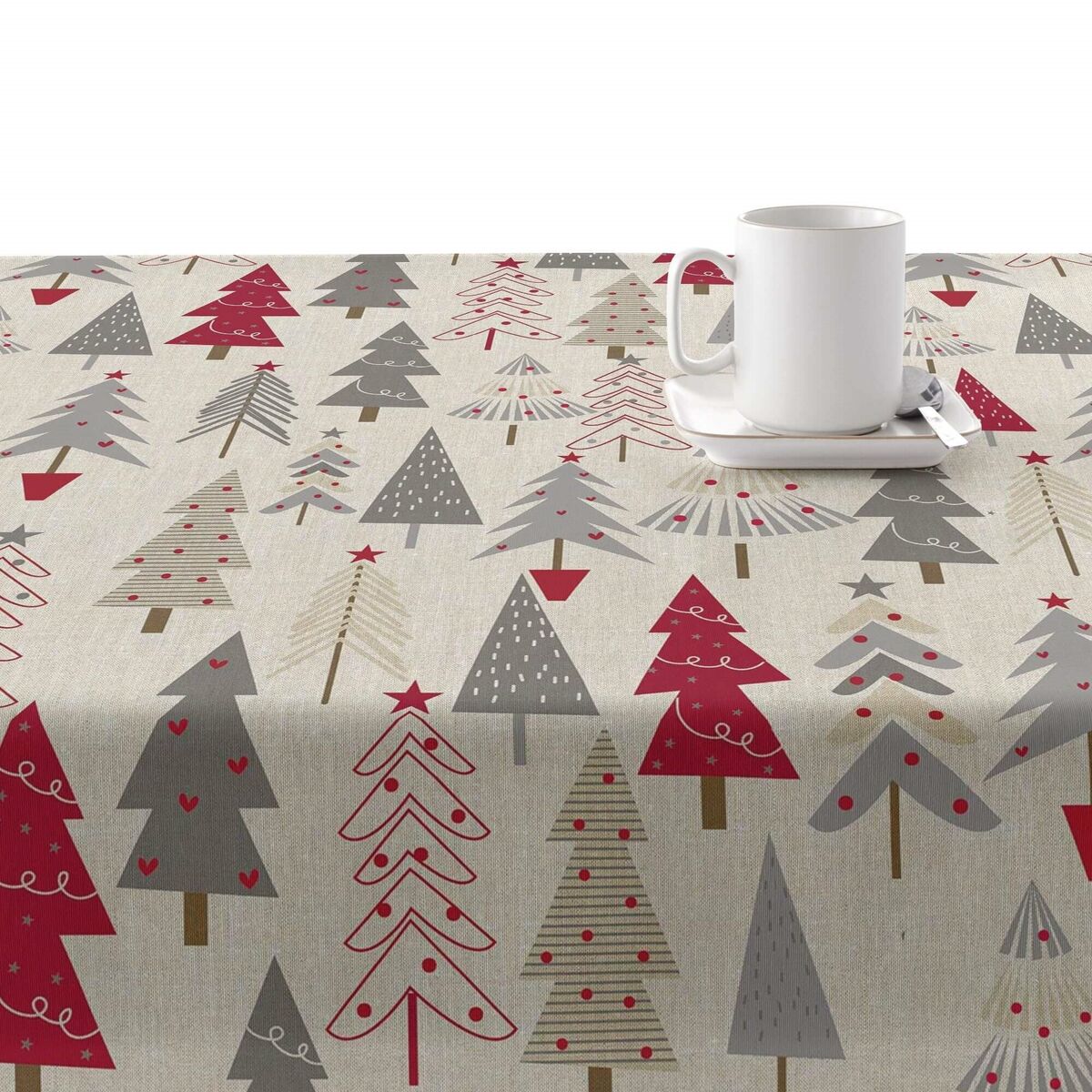 Belum Merry Christmas stain resistant resin tablecloth 180 x 180 cm-2