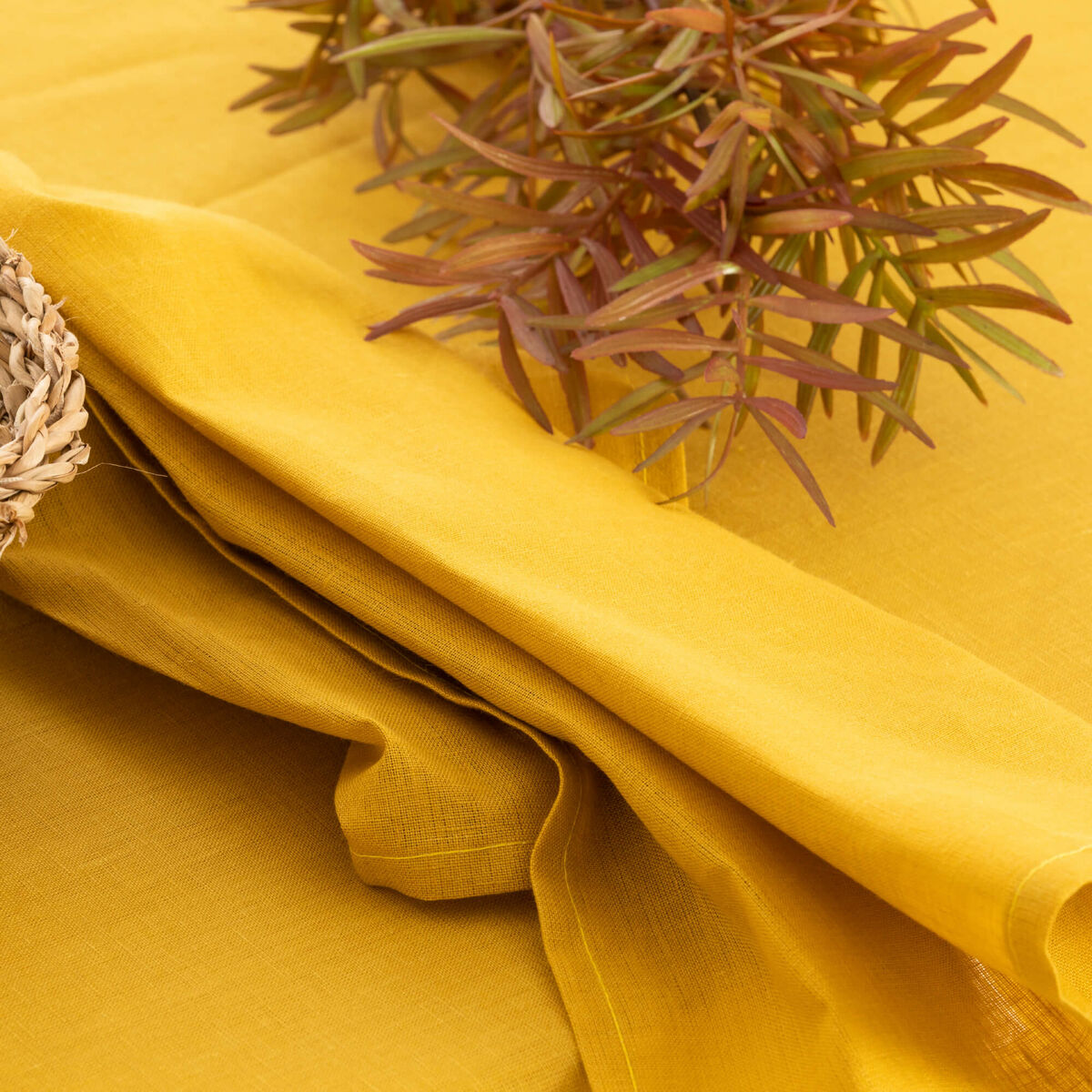 बेलम चाय तौलिया मस्टर्ड 45 x 70 सेमी 2 टुकड़े-2