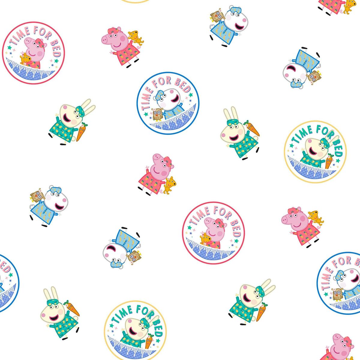 Пододеяльник для детской кроватки Peppa Pig Time bed 100 x 120 cm-2