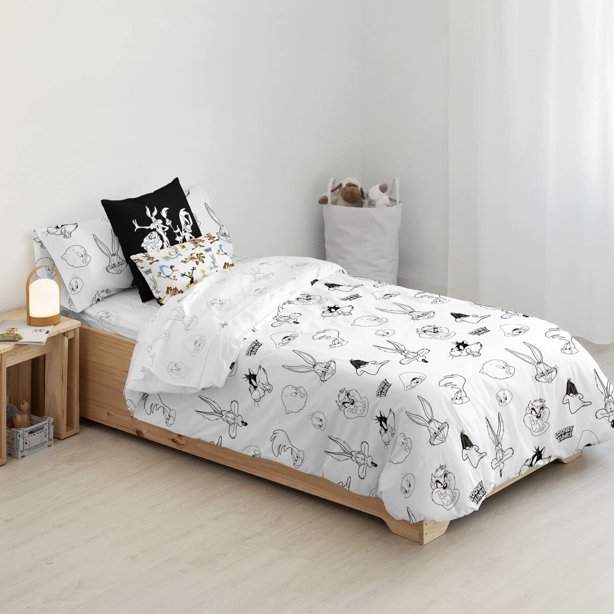 Пододеяльник Looney Tunes Looney B&W 180 x 220 cm-5