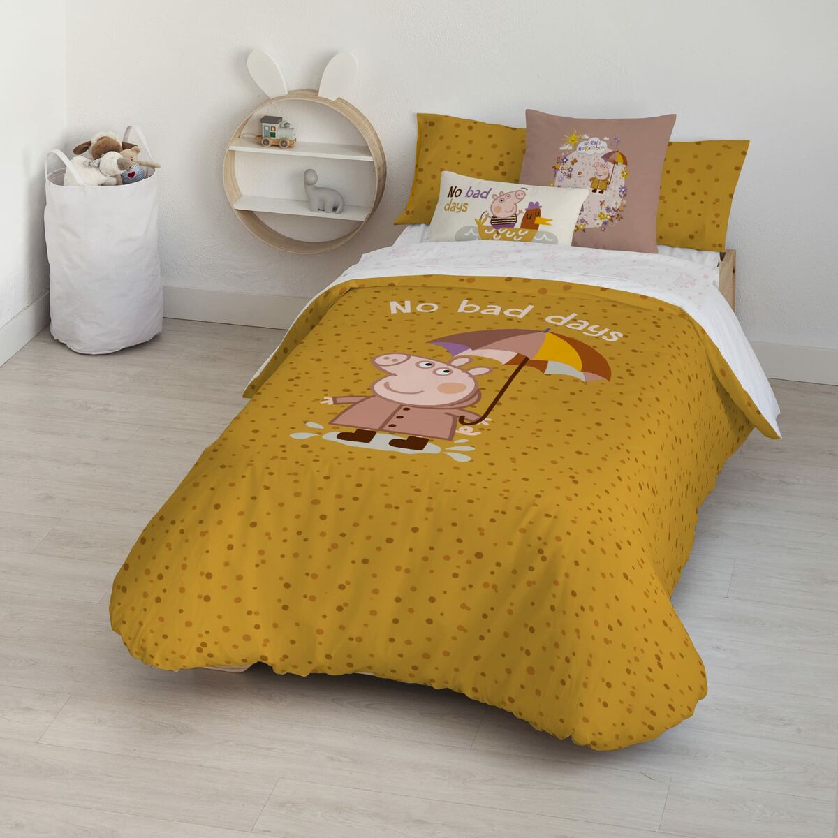 Пододеяльник Peppa Pig No Bad Days 155 x 220 cm-3