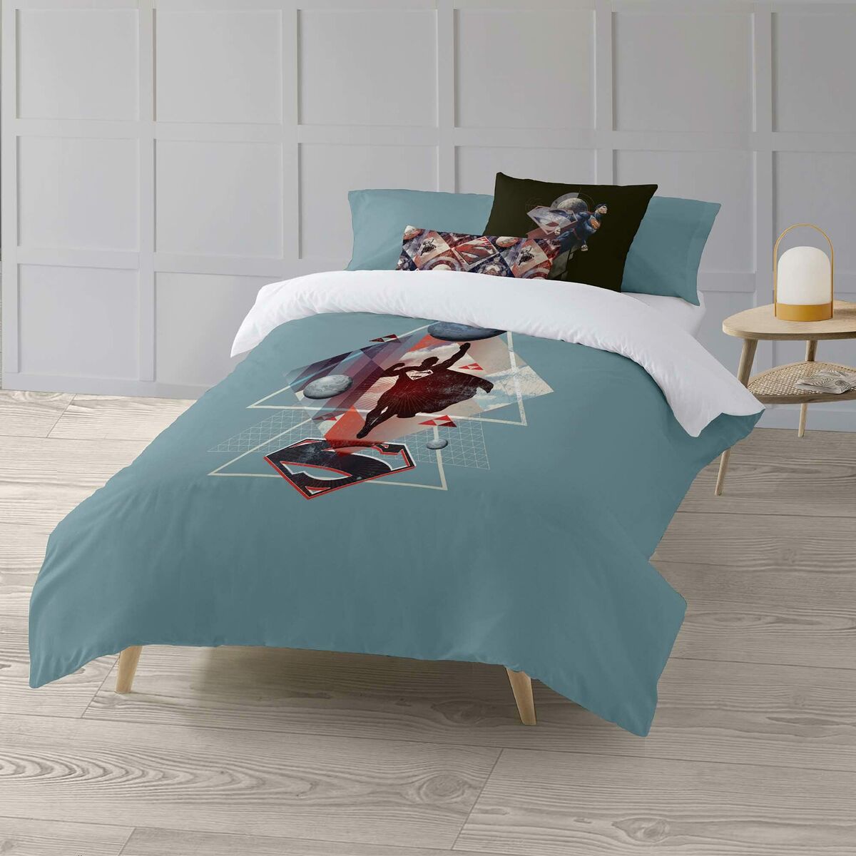 Пододеяльник Superman Geometric Зеленый 240 x 220 cm-3