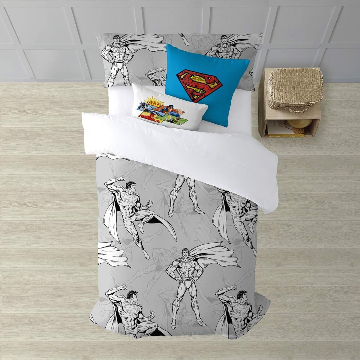 Пододеяльник Superman Superman Серый 220 x 220 cm-2