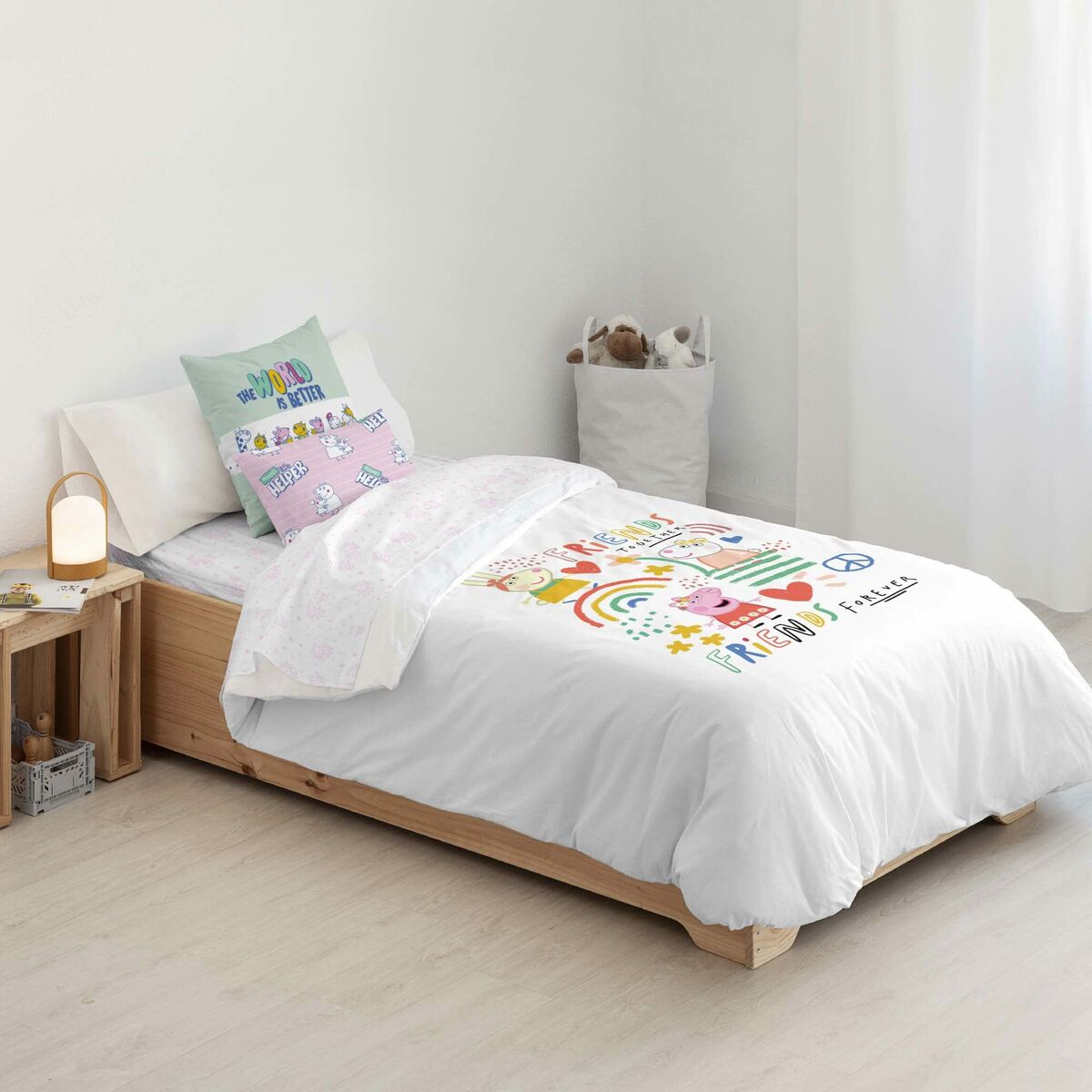 Пододеяльник Peppa Pig Together 180 x 220 cm-3