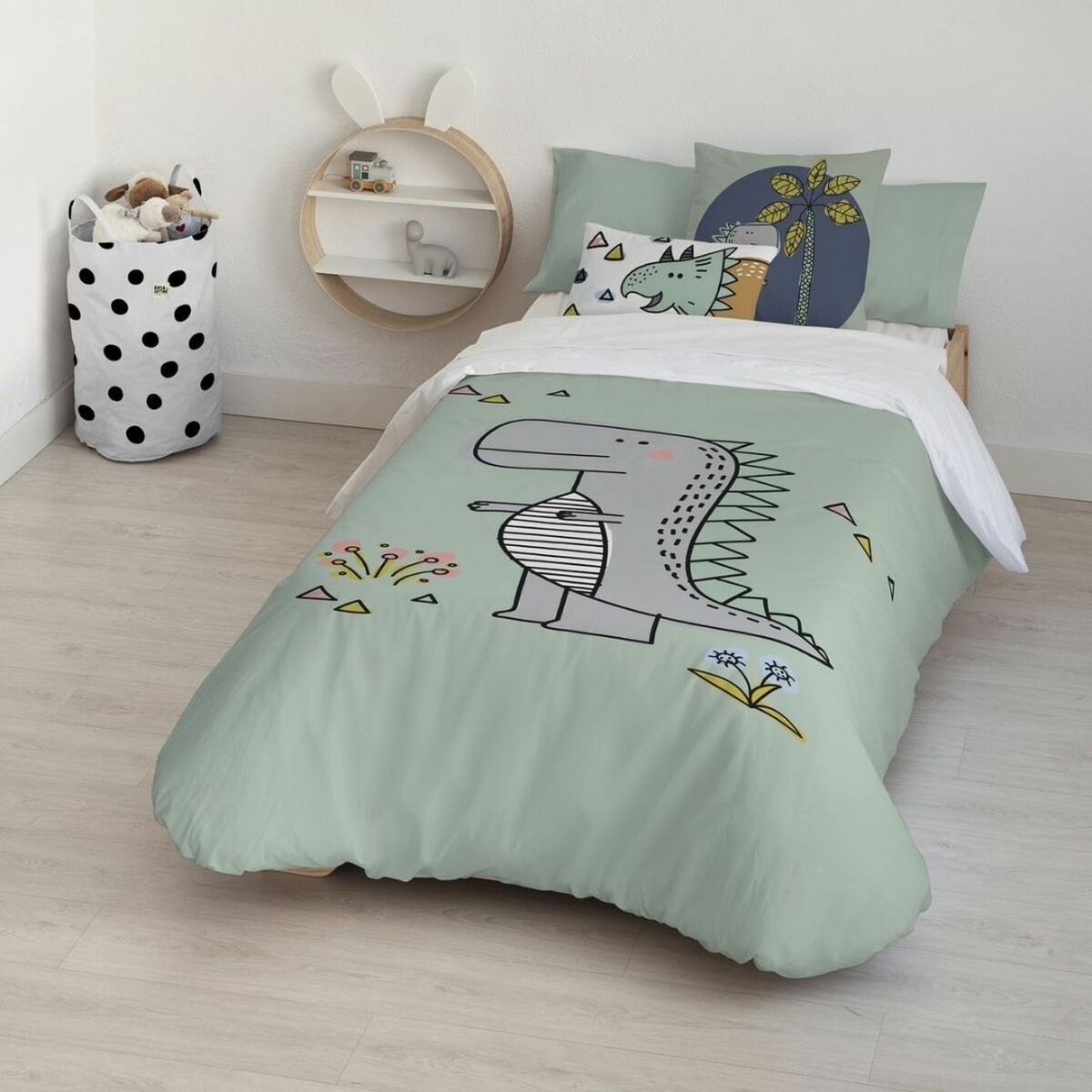 Пододеяльник Kids&Cotton Italo Big Мята 180 x 240 cm-2
