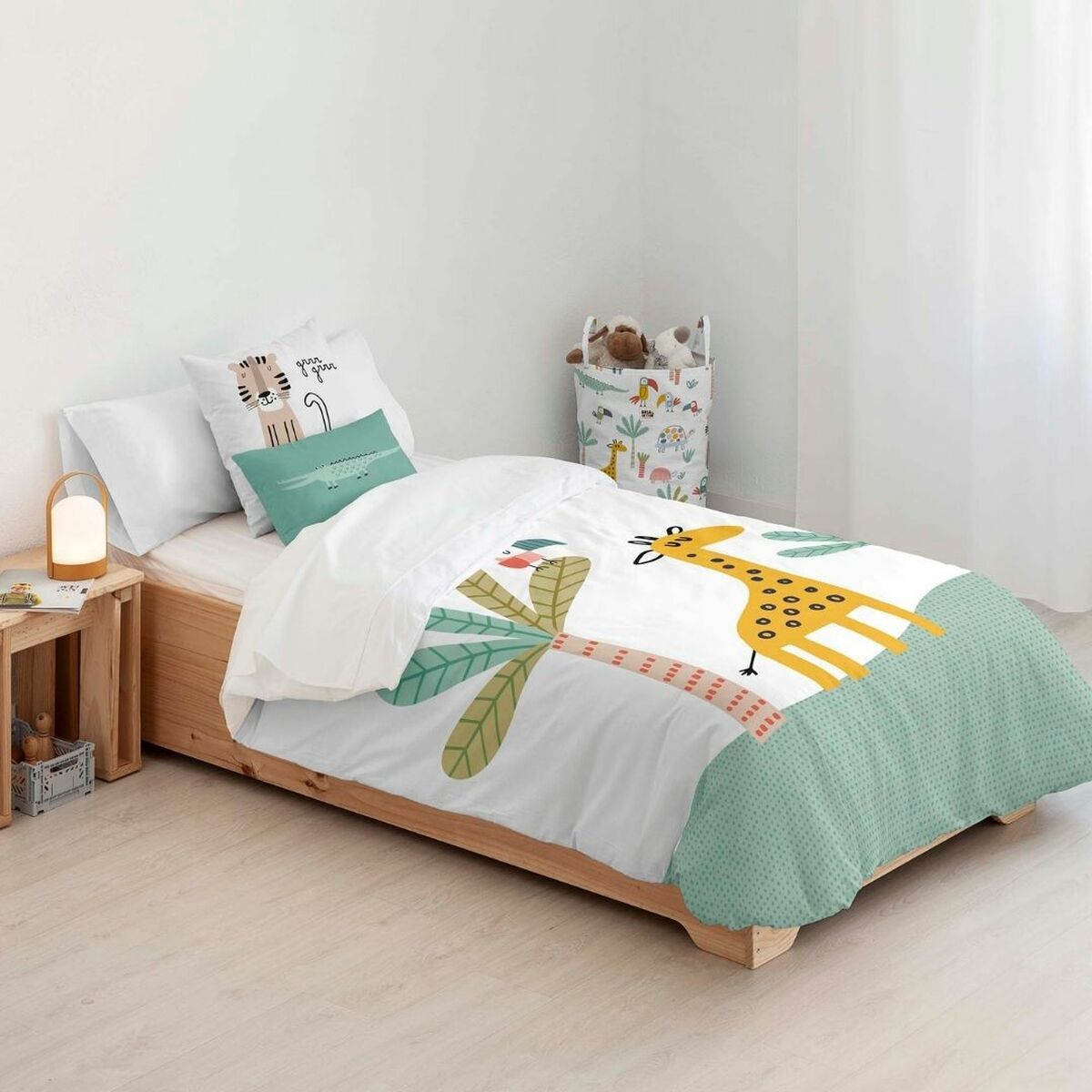 Комплект чехлов для одеяла Kids&Cotton Jeddah Big Мята 155 x 220 cm-2