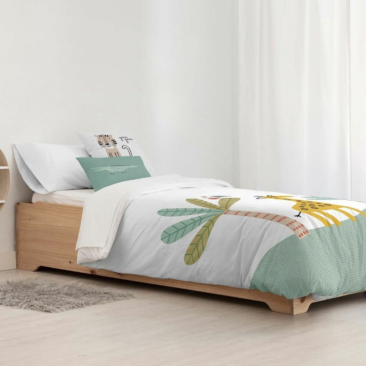 Комплект чехлов для одеяла Kids&Cotton Jeddah Big Мята 155 x 220 cm-3