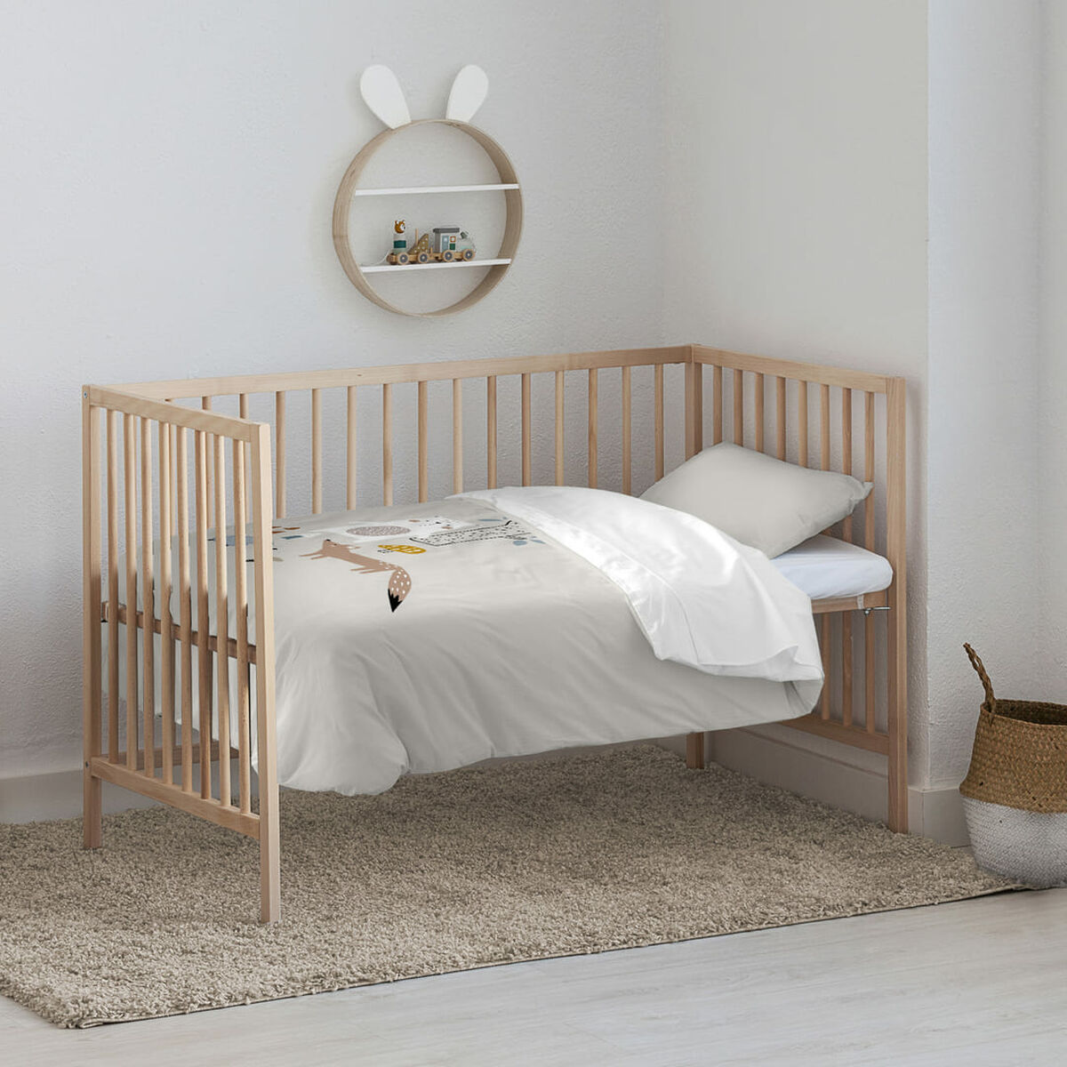 Комплект чехлов для одеяла Kids&Cotton Kenai Big Бежевый 100 x 120 cm-2