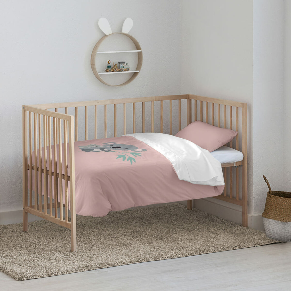 Комплект чехлов для одеяла Kids&Cotton Kuno Розовый 115 x 145 cm-2
