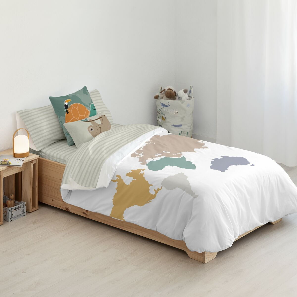 Пододеяльник Kids&Cotton Maui Big Белый 155 x 220 cm-2
