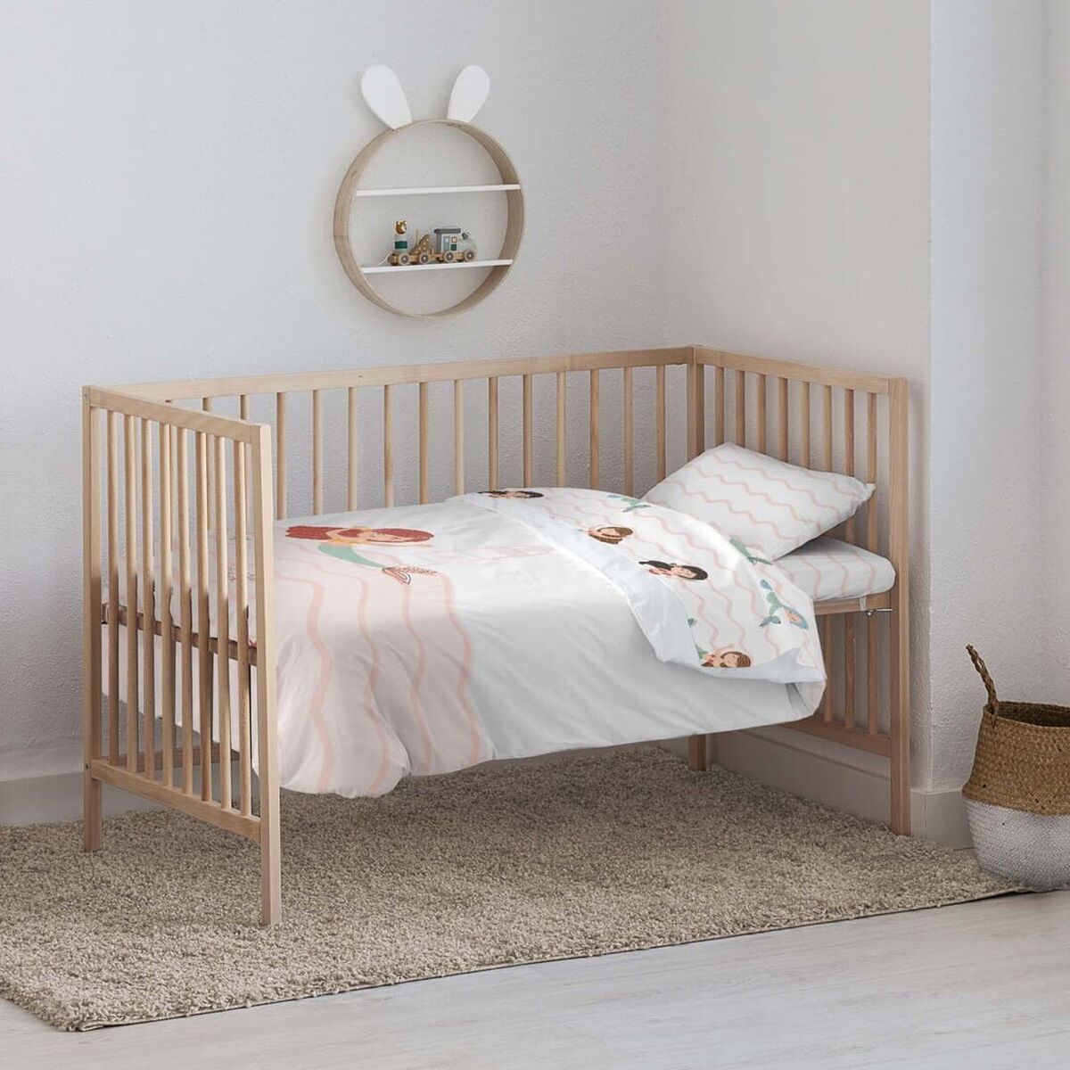 Комплект чехлов для одеяла Kids&Cotton Mosi Big Розовый 115 x 145 cm-2
