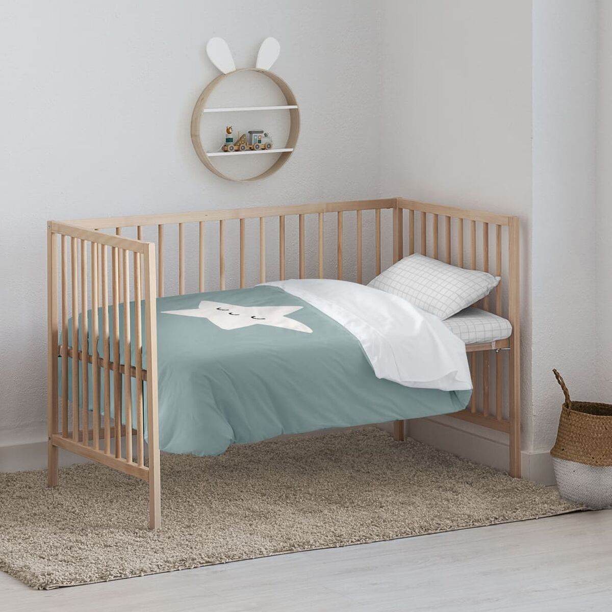 Комплект чехлов для одеяла Kids&Cotton Nadir Синий 115 x 145 cm-2