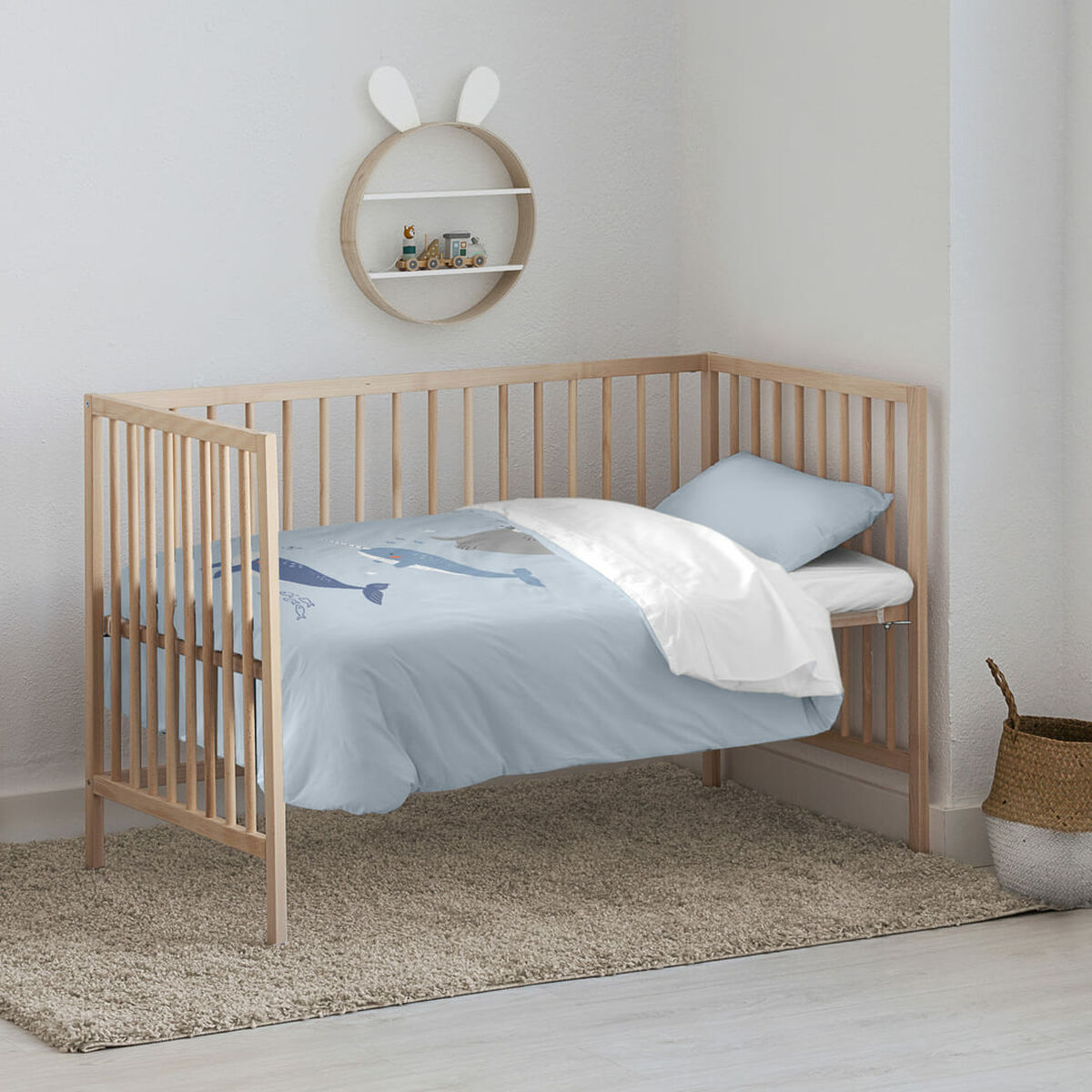 Комплект чехлов для одеяла Kids&Cotton Tabor Big Синий 115 x 145 cm-2