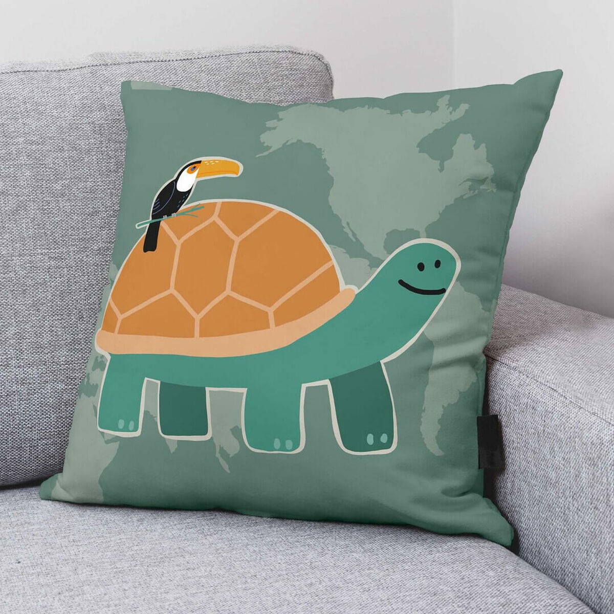 ילדים וכותנה מאווי מקרה כרית לבן 50 x 50 ס 