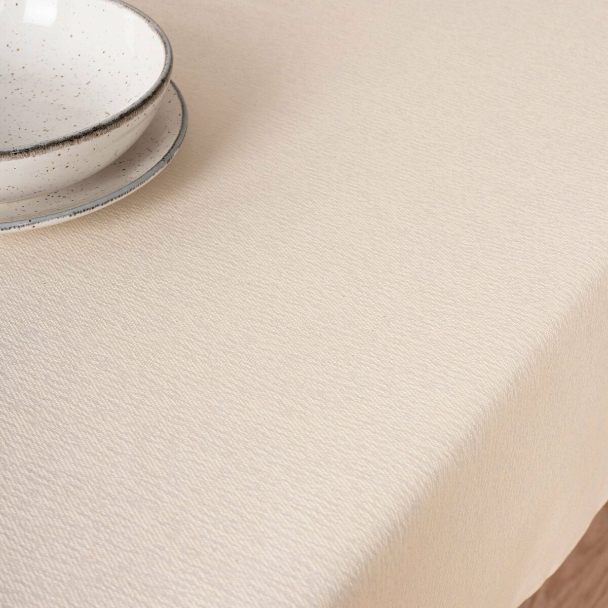 Stain Resistant Tablecloth Belum Bacoli Warm White 100 x 80 cm-3