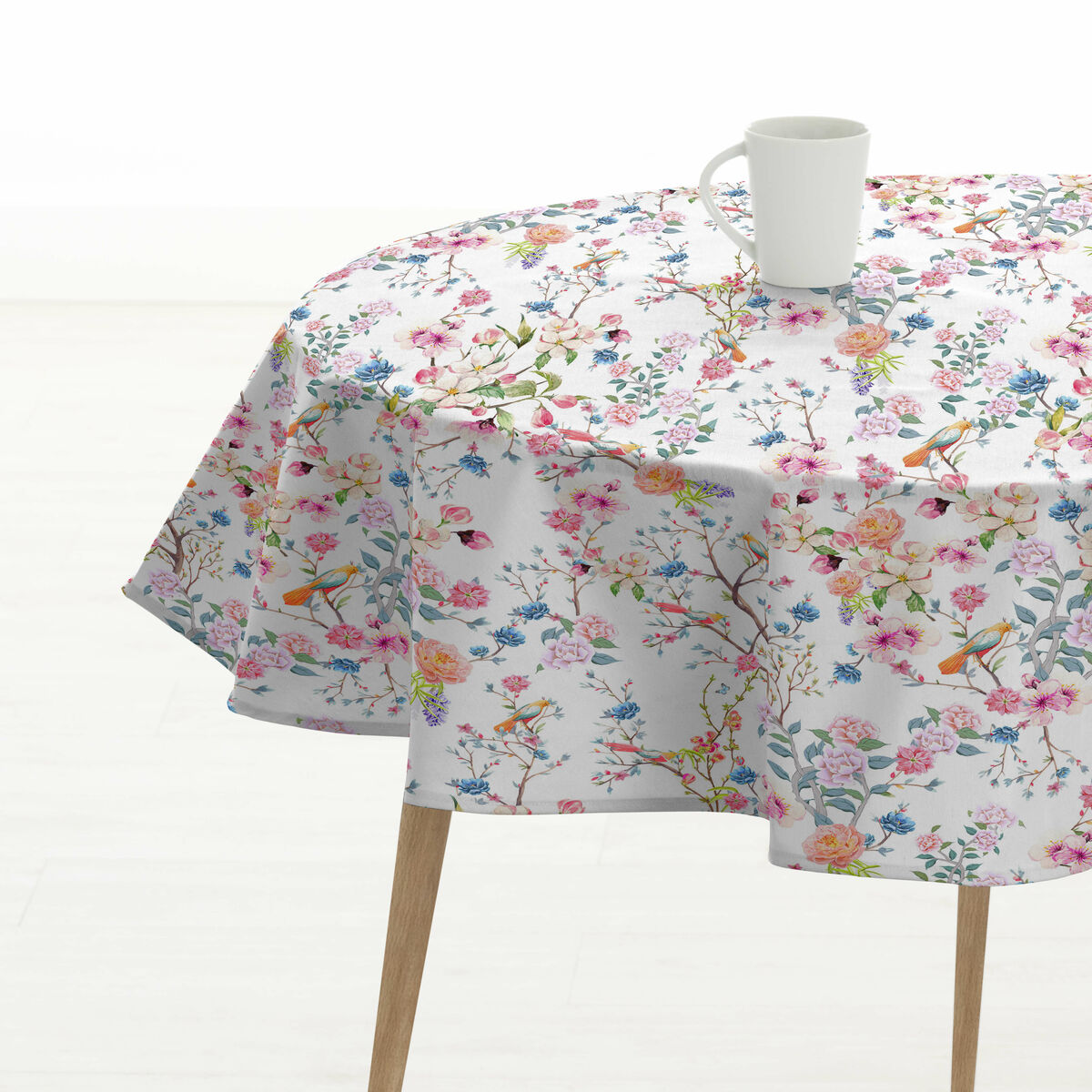 Stain Resistant Resin Tablecloth Belum 0120-341 Multi Color-2