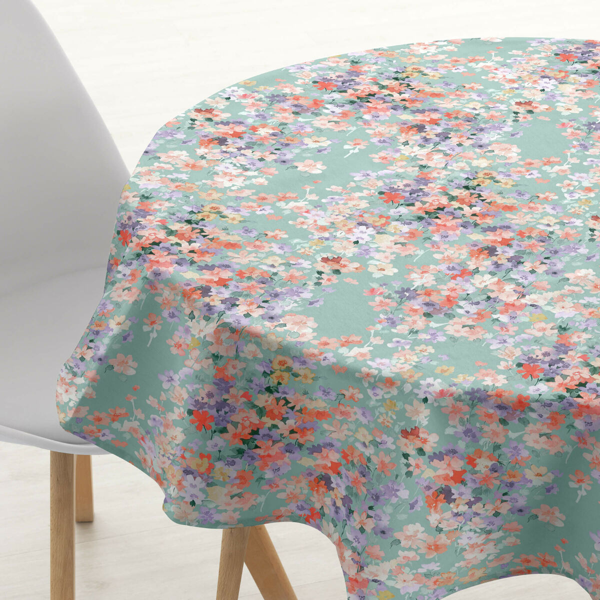 Stain Resistant Resin Tablecloth Belum 0120-363 Multi Color-2