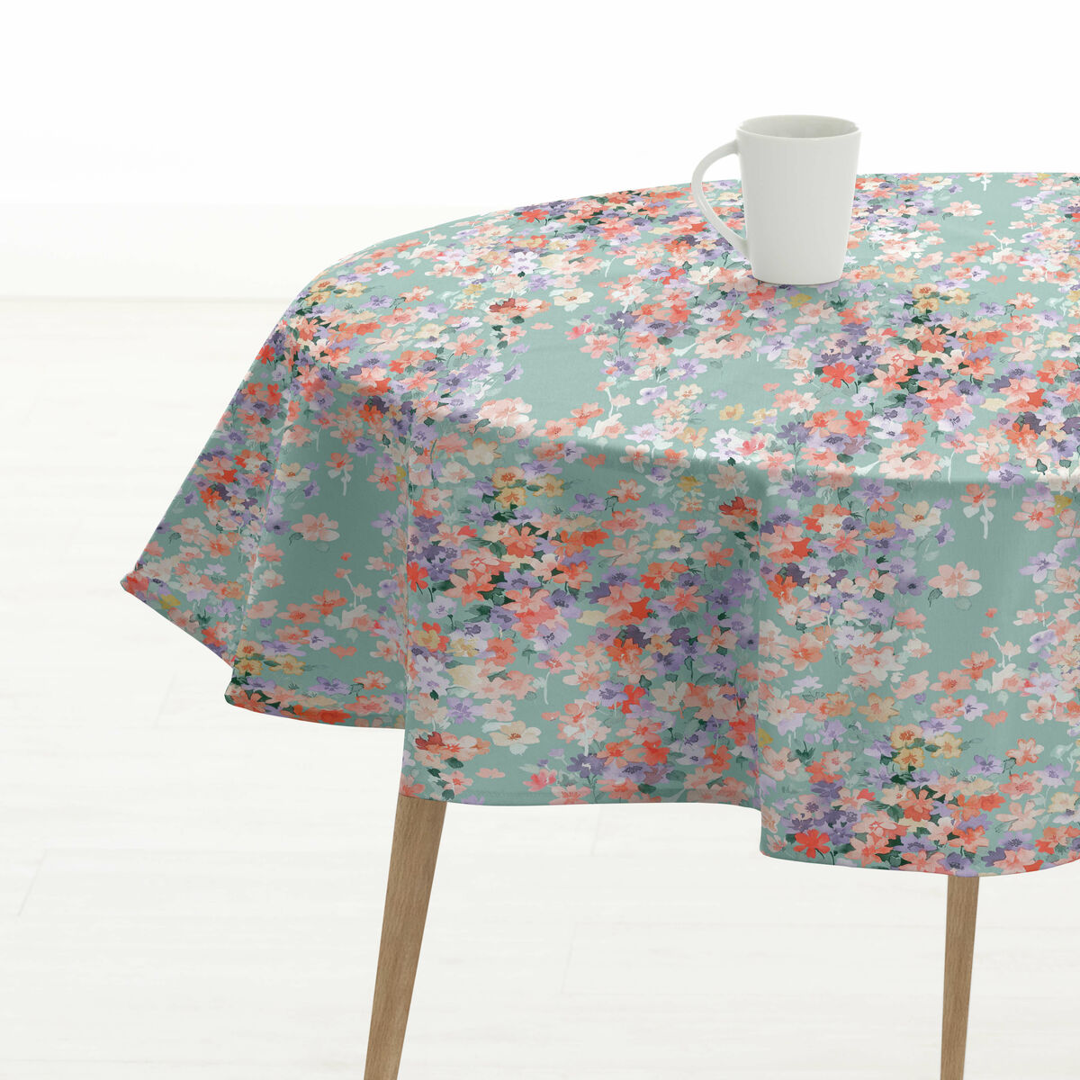 Stain Resistant Resin Tablecloth Belum 0120-363 Multi Color-3