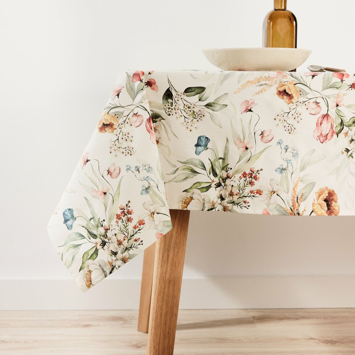 Tablecloth Belum White 100 x 80 cm Flowers-2