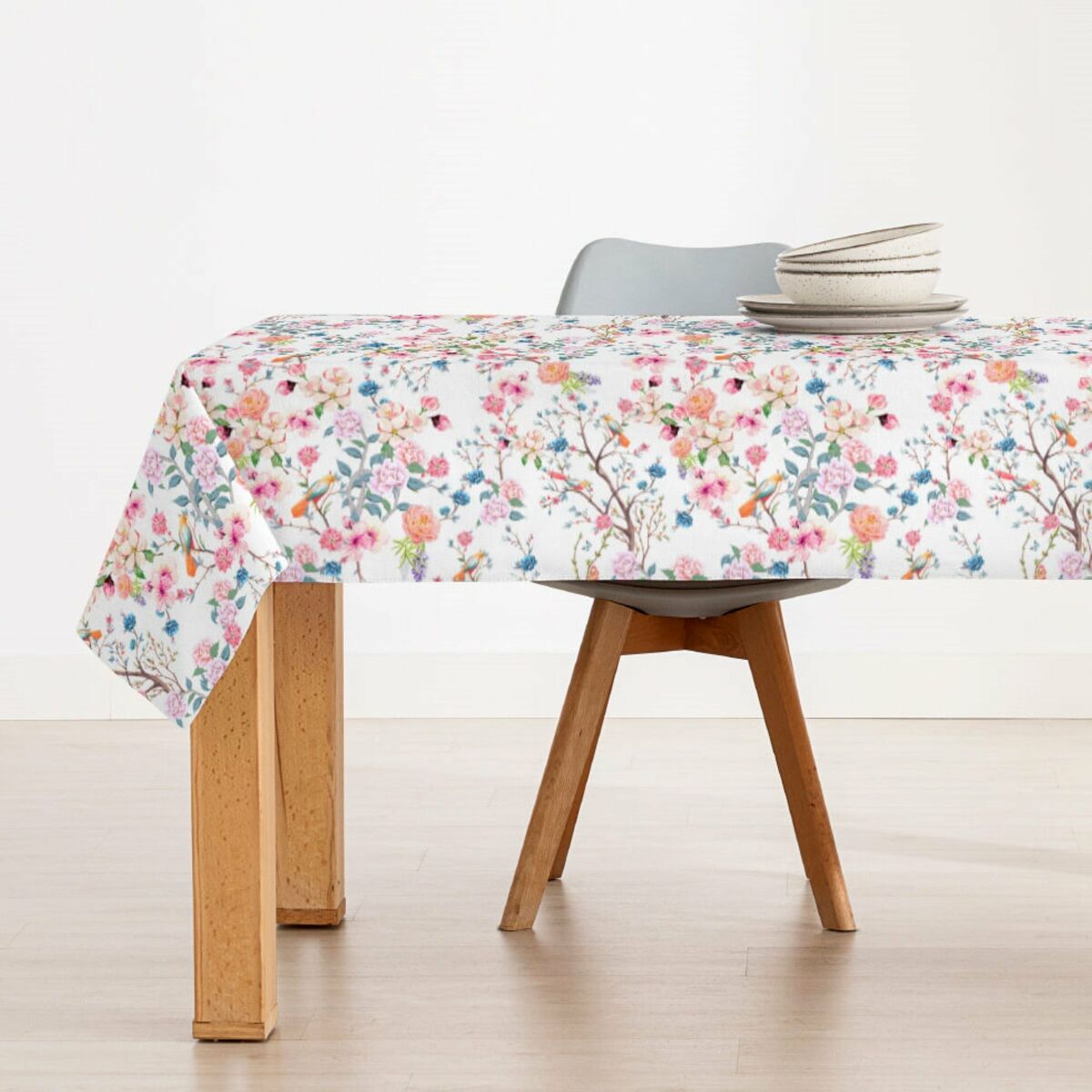 Stain Resistant Tablecloth Belum 100 x 300 cm Flowers-3