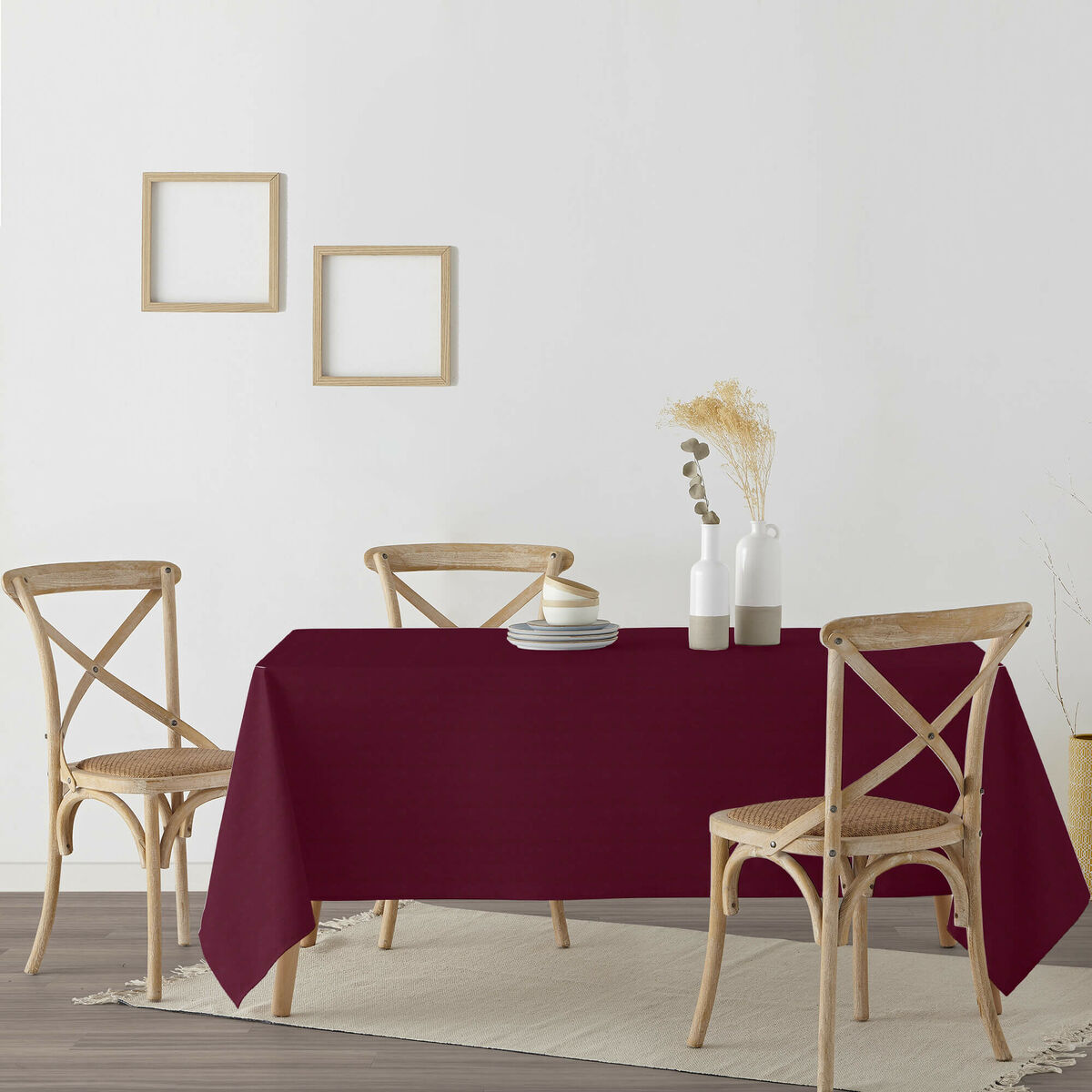 Stain Resistant Resin Tablecloth Belum Rodas 03 140 x 140 cm-3