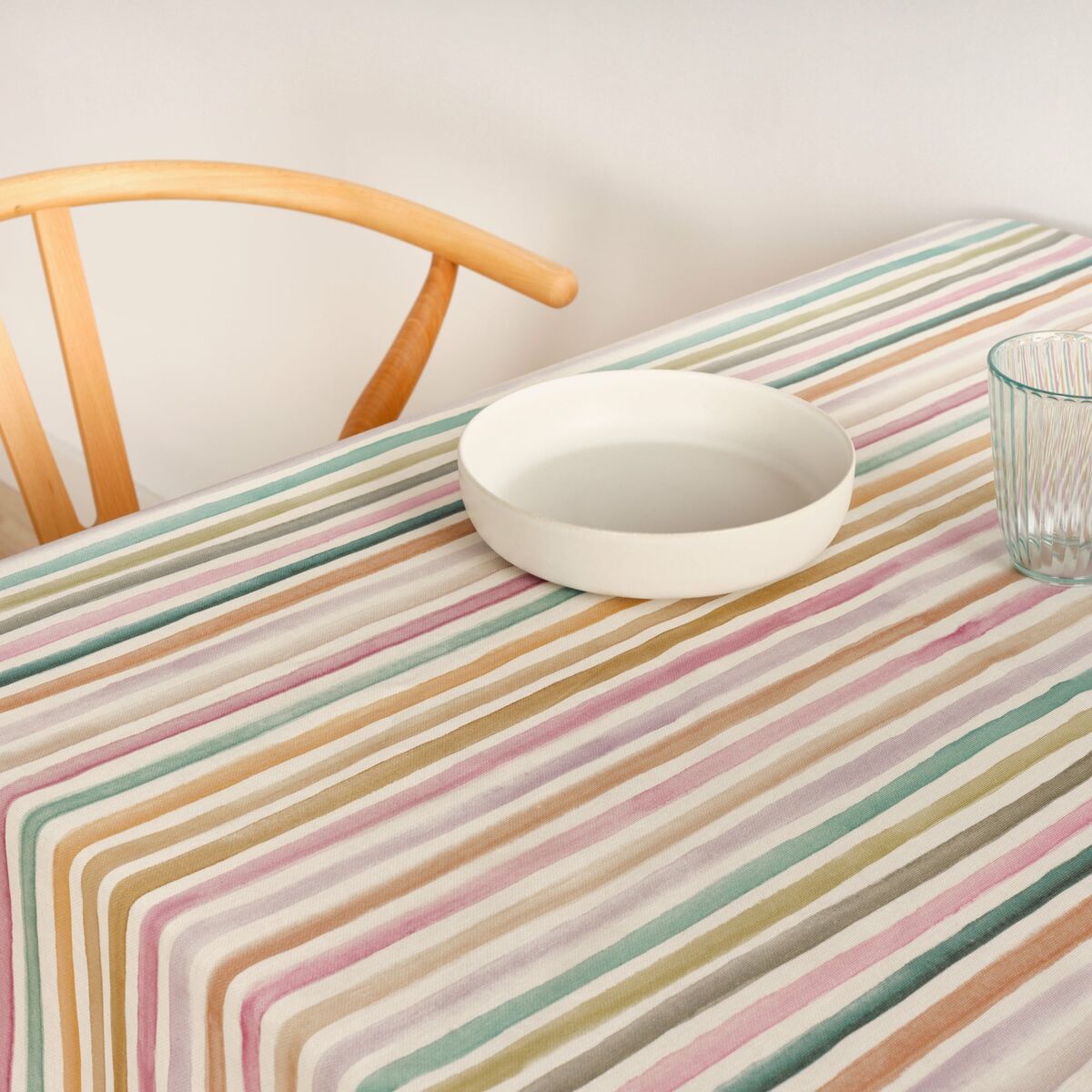 Stain Resistant Tablecloth Belum Naiara 4-100 100 x 300 cm Striped-3