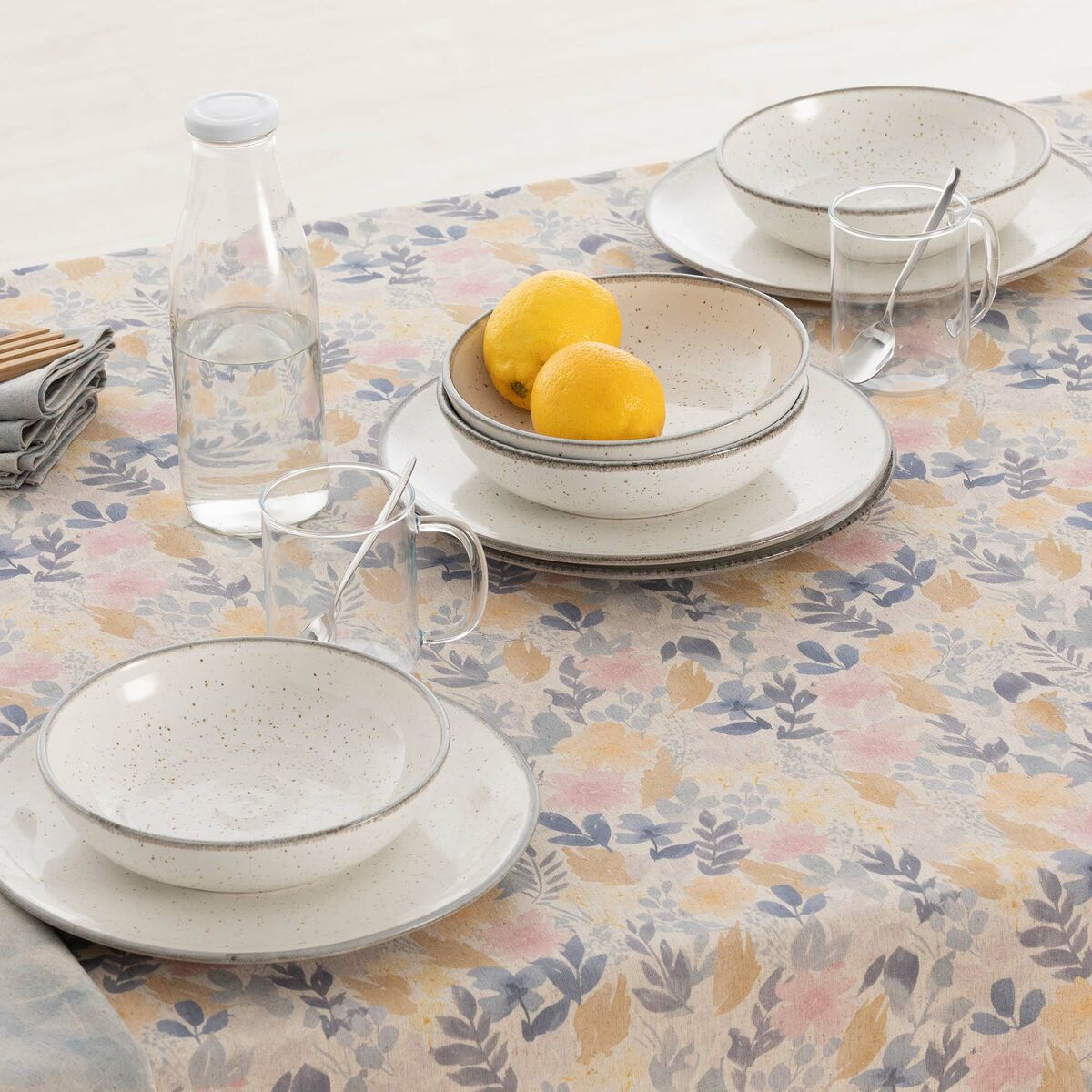 Stain Resistant Tablecloth Belum 0120-274 100 x 140 cm Flowers-5
