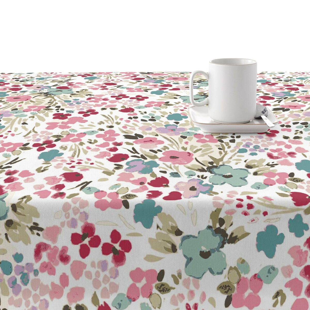 Stain Resistant Tablecloth Belum 0120-52 140 x 140 cm Flowers-2