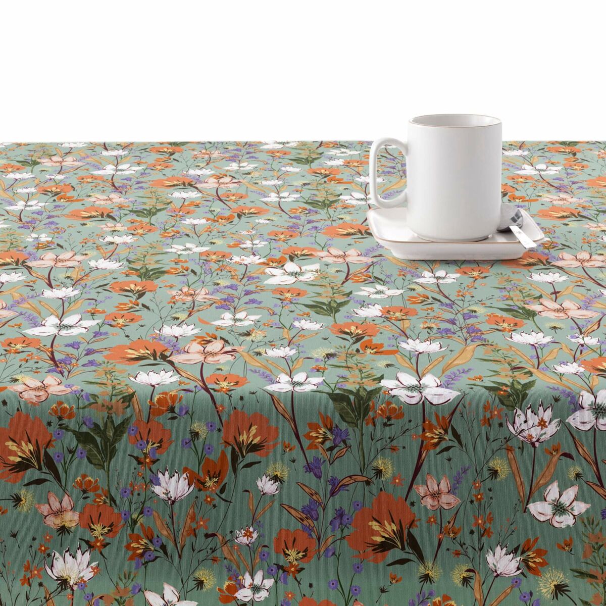 Stain Resistant Tablecloth Belum 0119-16 300 x 140 cm Flowers-2