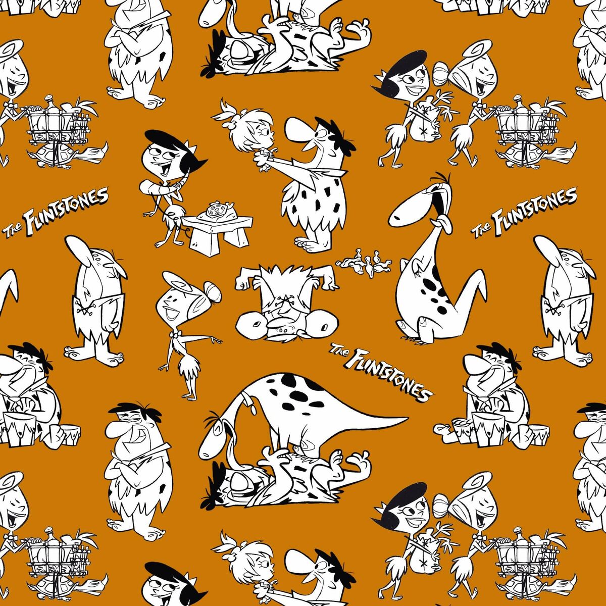 Скатерть устойчивая к пятнам Belum The Flintstones 300 x 140 cm-4