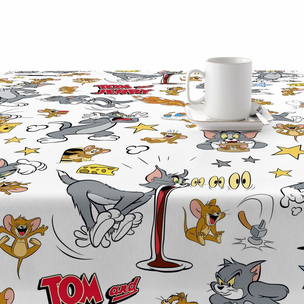 Скатерть устойчивая к пятнам Belum Tom & Jerry 02 250 x 140 cm-2
