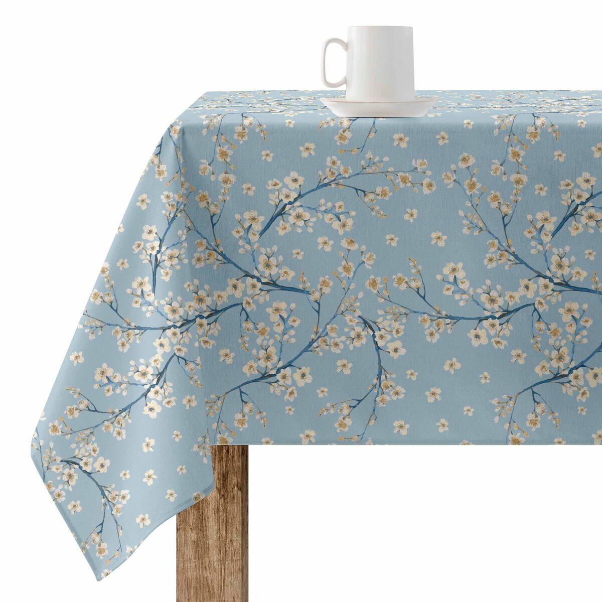 Tablecloth Belum Blue 100 x 155 cm Flowers