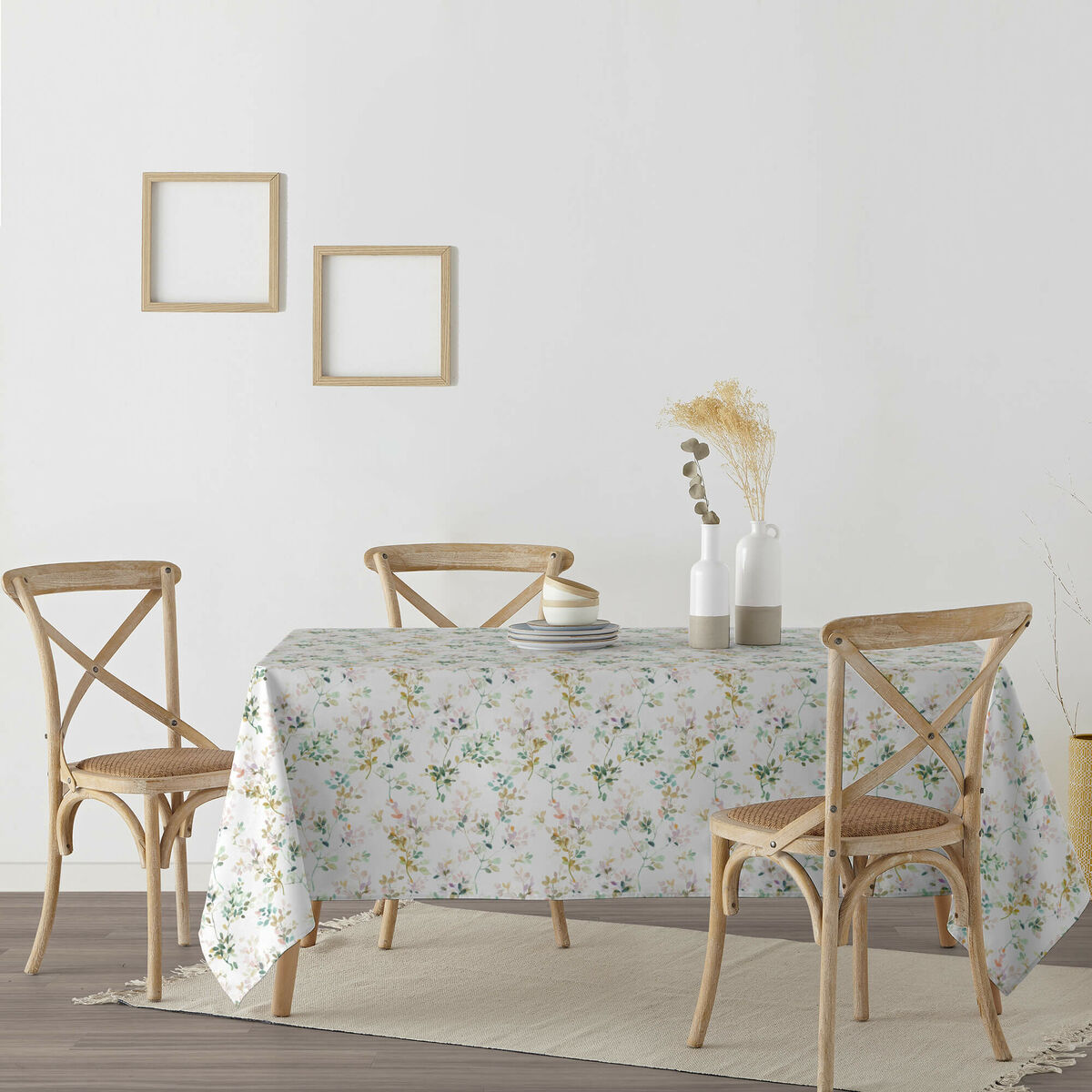 Скатерть устойчивая к пятнам Belum 0120-247 180 x 200 cm Цветы-3