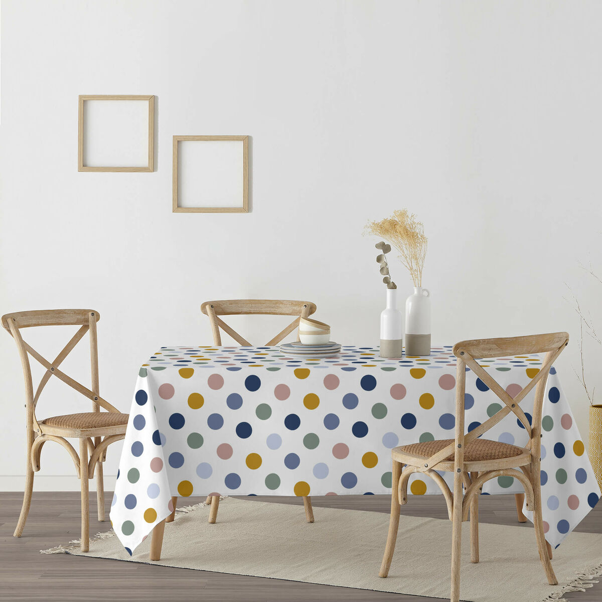 Скатерть устойчивая к пятнам Belum 0120-160 180 x 180 cm круги-3