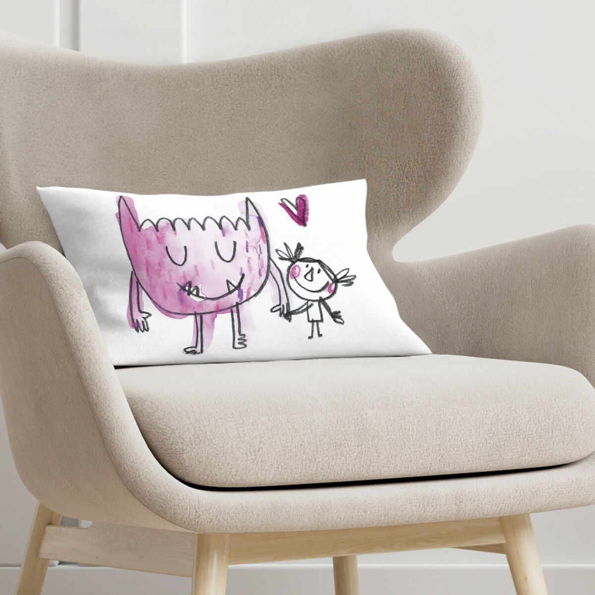Чехол для подушки Decolores Xiqueta Разноцветный 50 x 50 cm-2