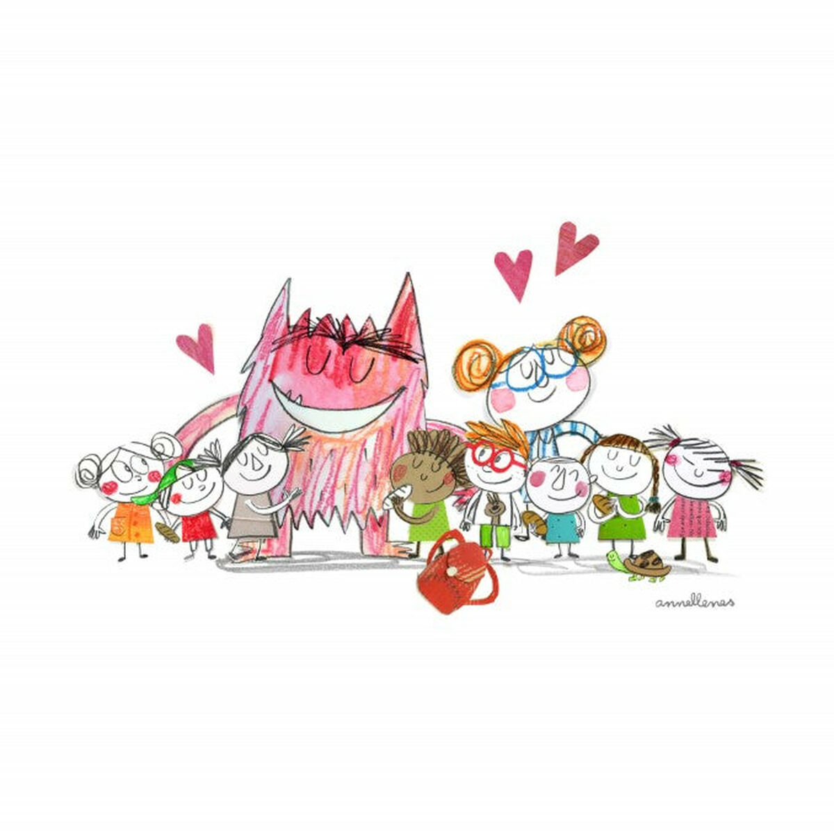 Пододеяльник Decolores Al Cole Разноцветный 140 x 200 cm-4