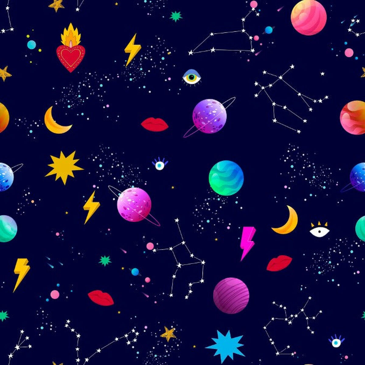 Пододеяльник Decolores Cosmos Разноцветный 240 x 220 cm-5