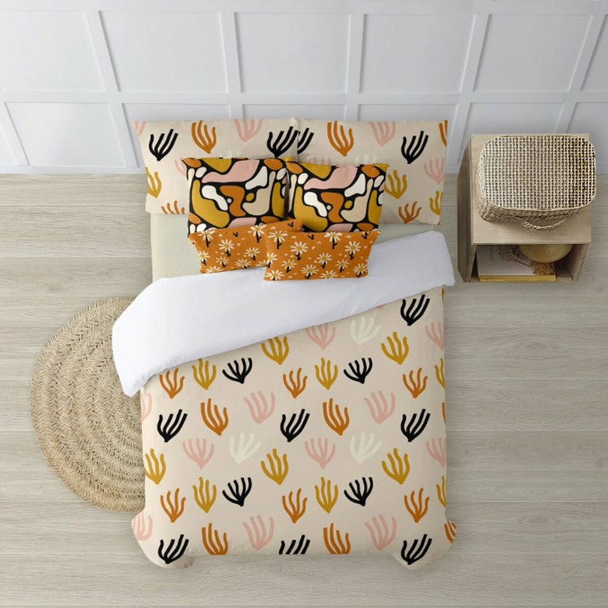Пододеяльник Decolores Idore Разноцветный 220 x 220 cm-3