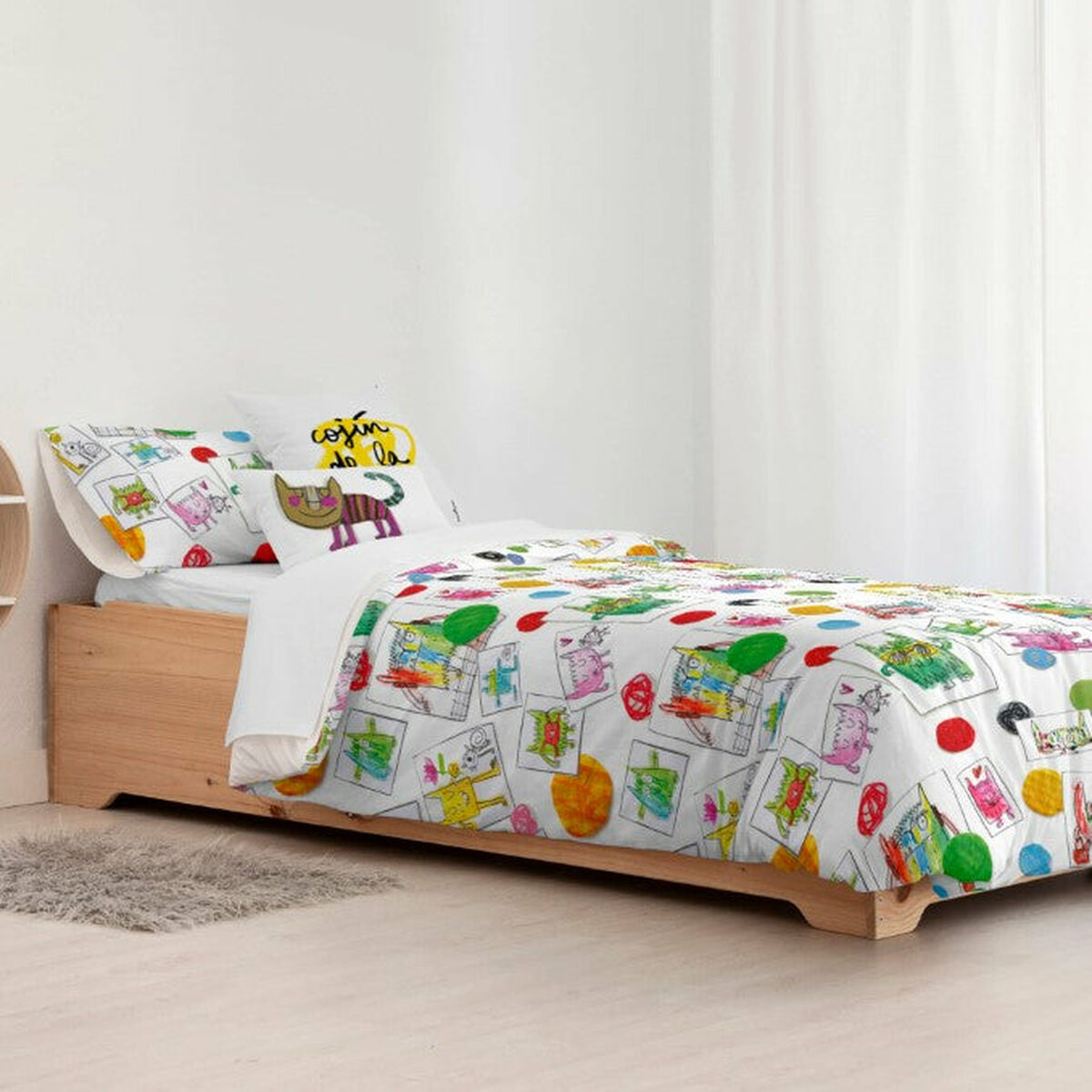 Пододеяльник Decolores Indiana Разноцветный 240 x 220 cm-3