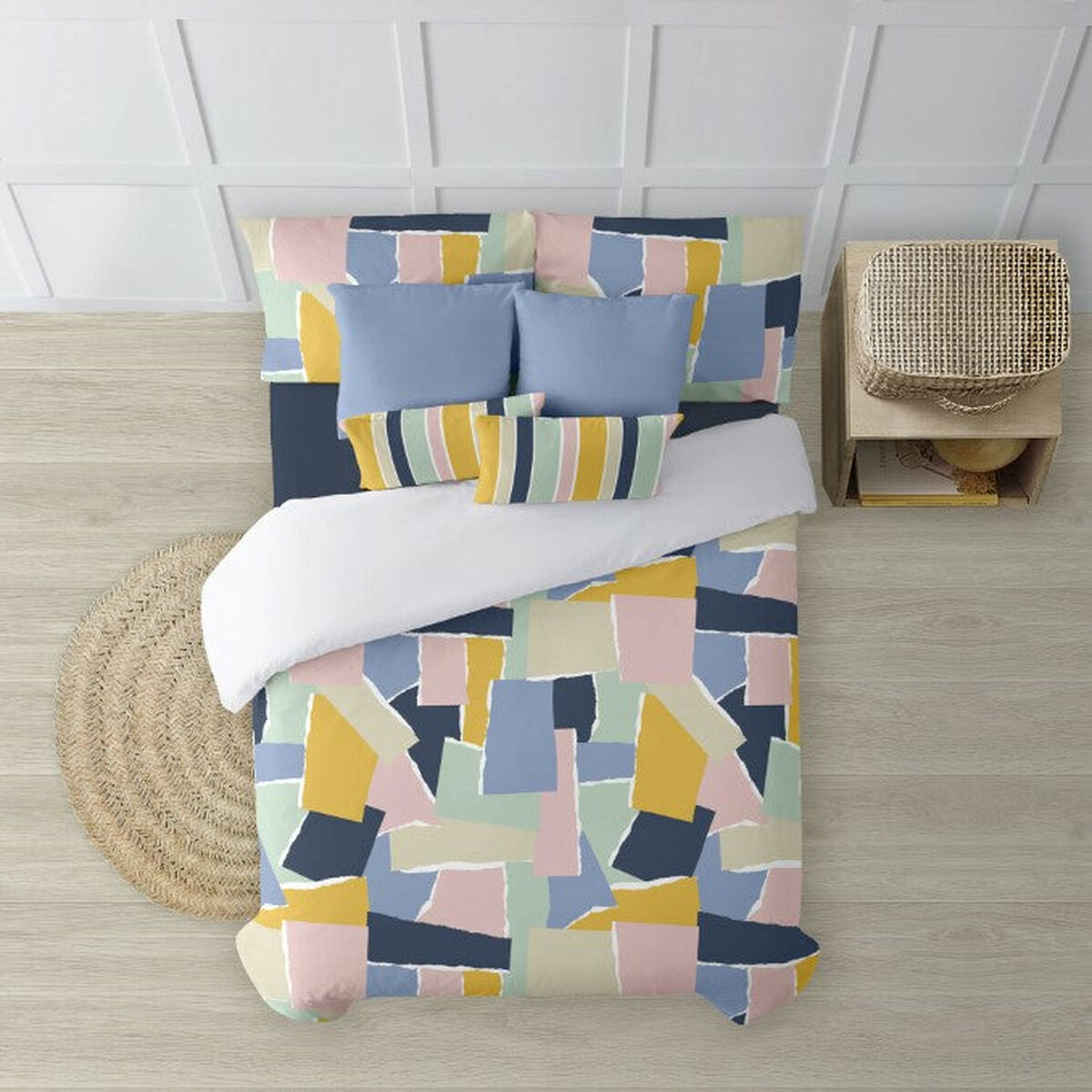 Пододеяльник Decolores Jena Разноцветный 240 x 220 cm-3