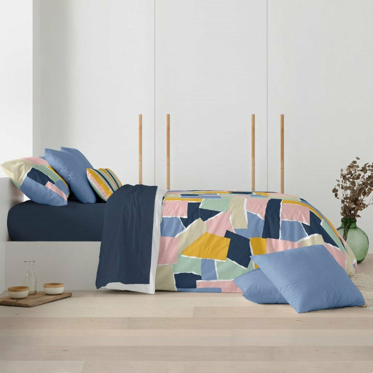 Пододеяльник Decolores Jena Разноцветный 220 x 220 cm-2