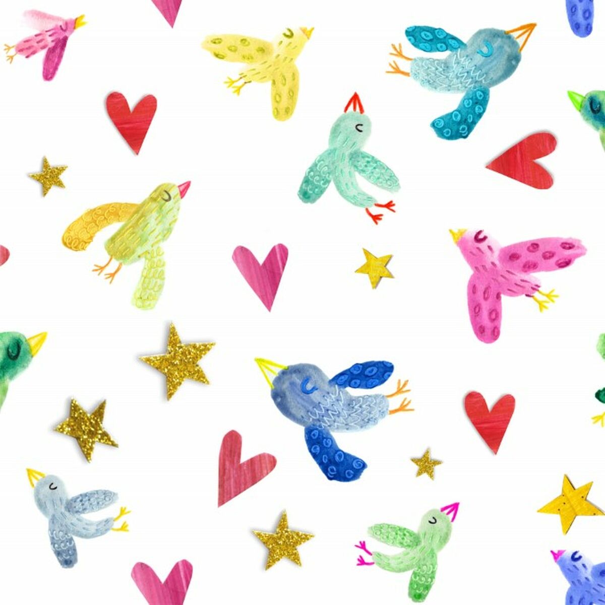 Пододеяльник Decolores Ocells Разноцветный 220 x 220 cm-4