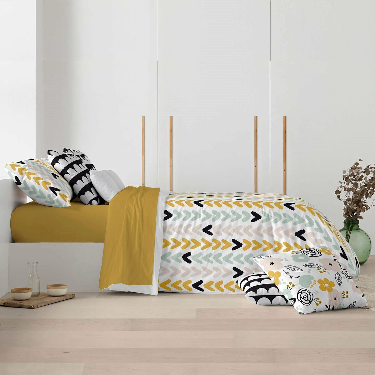 Пододеяльник Decolores Tokyo Разноцветный 220 x 220 cm-2