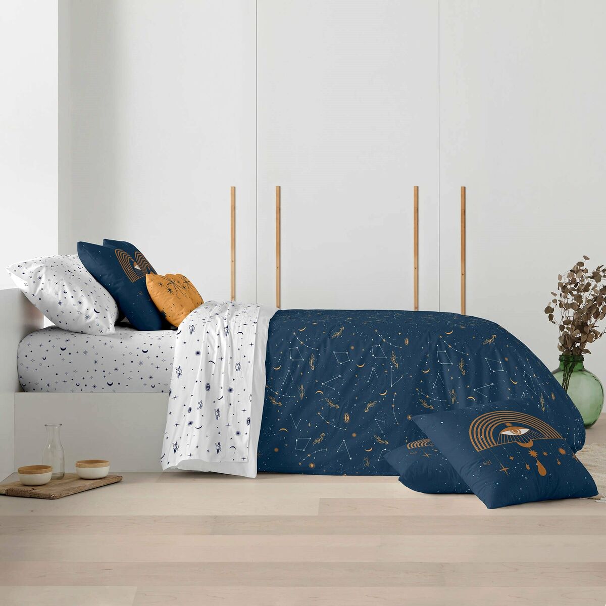 Пододеяльник Ripshop Camden Разноцветный 140 x 200 cm Горлышко бутылки-4