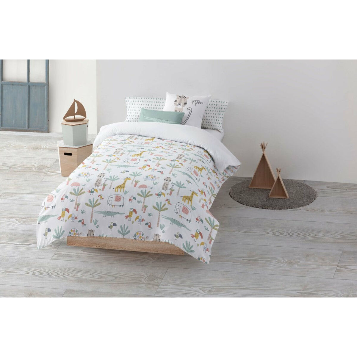 Ripshop Jeddah Duvet Cover Multicoloured 200 x 200 cm Bottle Neck-2