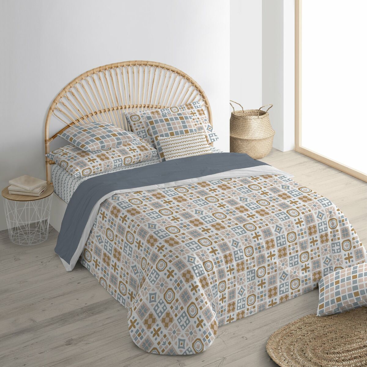 Пододеяльник Ripshop Tilburg Разноцветный 240 x 220 cm Горлышко бутылки-2
