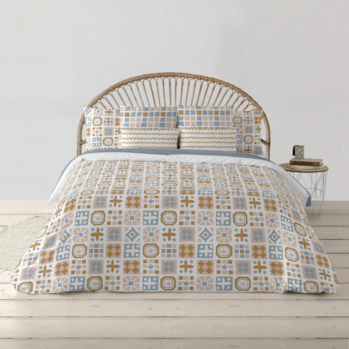 Пододеяльник Ripshop Tilburg Разноцветный 240 x 220 cm Горлышко бутылки-3