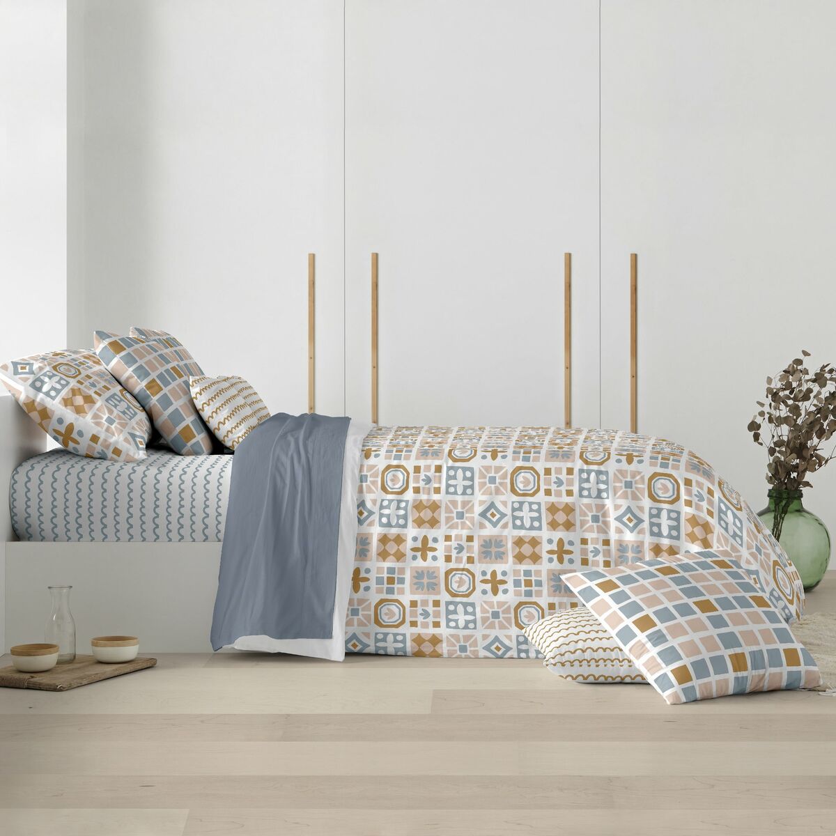 Пододеяльник Ripshop Tilburg Разноцветный 240 x 220 cm Горлышко бутылки-4