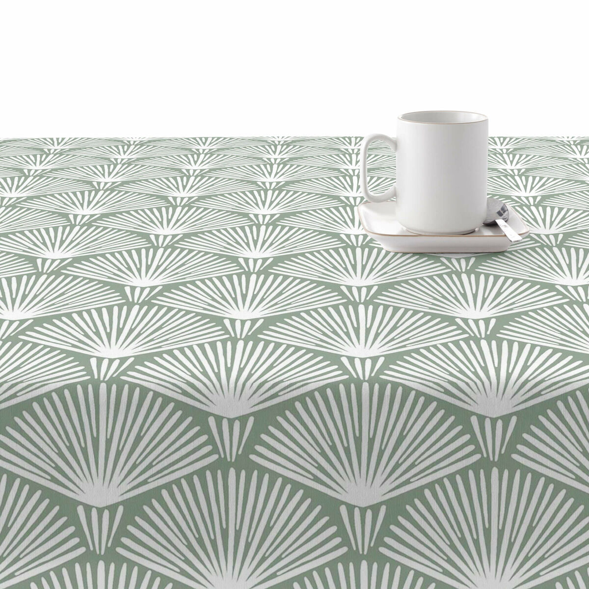 Скатерть устойчивая к пятнам Belum ASENA 4 Зеленый 100 x 200 cm-4